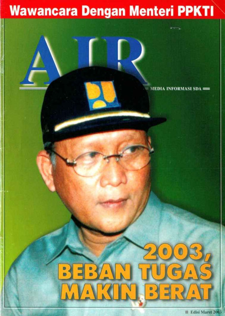 2003, Beban Tugas Makin Berat : Majalah Air - 