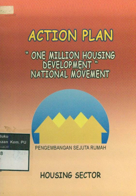 Action Plan "One Million Housing Development" National Movement - Housing Sector, Department of Settlement and Regional Infrastructure