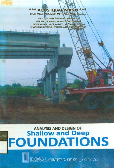Analysis and Design Shallow and Deep Foundations - Agus Iqbal Manu