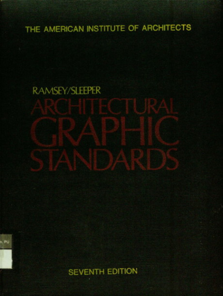 Architectural Graphic Standards - Ramsey, Sleeper