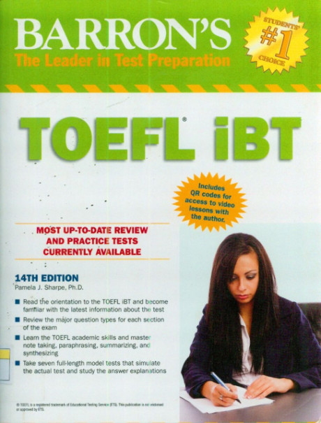 Barron's TOEFL IBT (Internet-Based Test) - Pamela J. Sharpe
