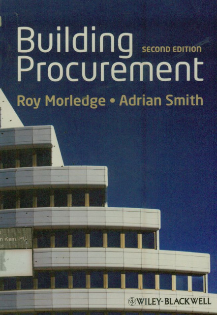 Building Procurement - Roy Morledge, Adrian Smith