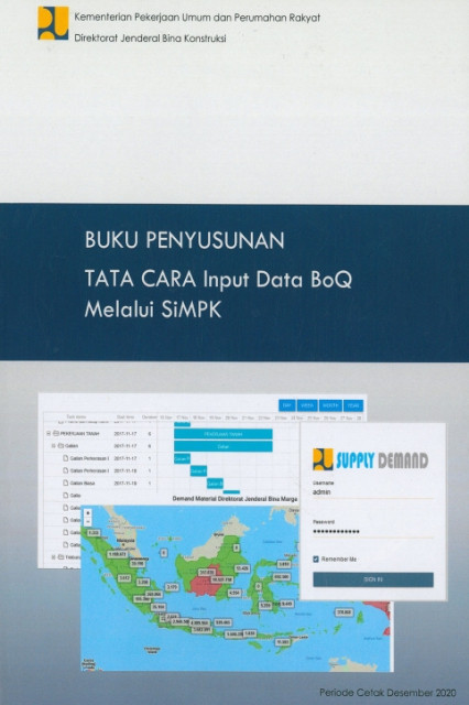 Buku Penyusunan Tata Cara Input data BoQ melalui SiMPK - Yolanda Indah Permatasari, Andias Mintoharjo