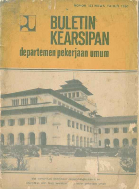 Buletin Kearsipan Departemen Pekerjaan Umum - 