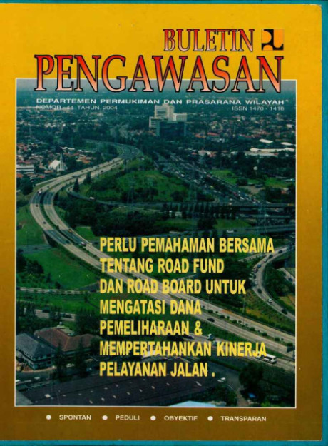 Buletin Pengawasan Departemen Permukiman dan Prasarana Wilayah Nomor 44 Tahun 2004 - Departemen Permukiman dan Prasarana Wilayah