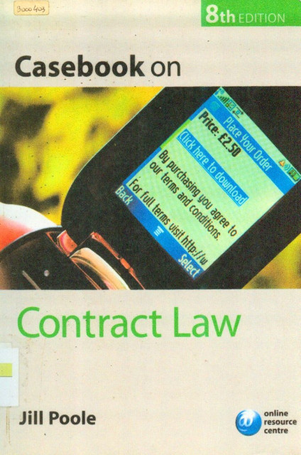 Casebook on Contract Law - Jill Poole