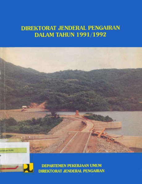 Direktorat Jendral Pengairan dalam Tahun 1991/1992 - 