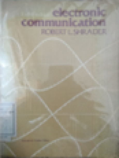 Electronic Communication - Robert L.Shrader