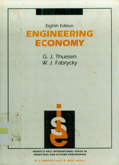 Engineering Economy - G.J. Thuesen, W.J. Fabrycky