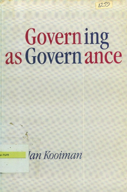 Governing as Governance - Jan Kooiman