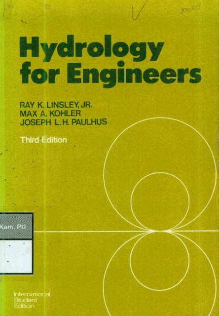 Hydrology for Engineers - Ray K.Linsley,JR., MAX A.Kohler, Joseph L.H.Paulhus