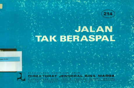 Jalan Tak Beraspal - Direktorat Jenderal Bina Marga