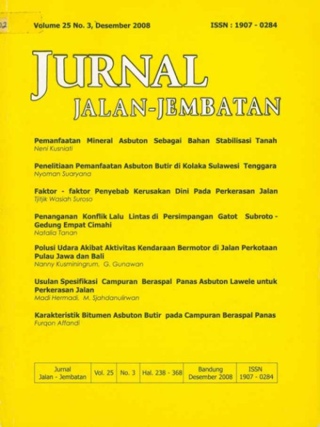 Jurnal Jalan-Jembatan Vol. 25 No. 3, Desember 2008 - Puslitbang Jalan dan Jembatan