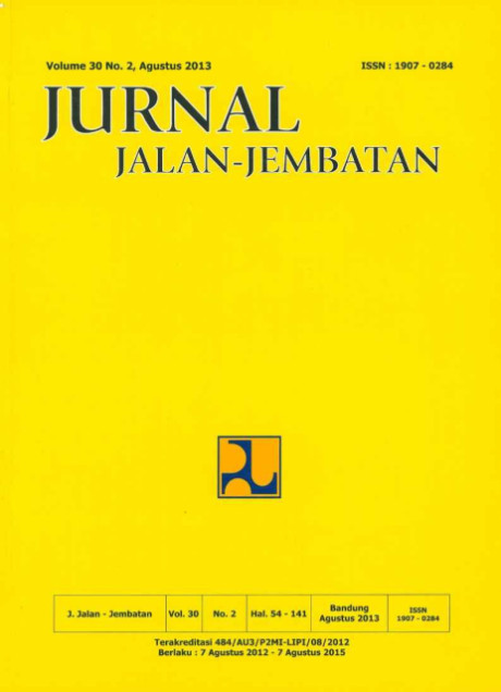 Jurnal Jalan-Jembatan Vol..30 No. 2, Agustus 2013 - Puslitbang Jalan dan Jembatan