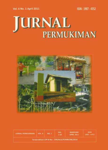 Jurnal Permukiman: Vol 6 No. 1 April 2011 - 