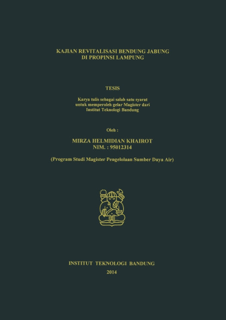 Kajian Revitalisasi Bendung Jabung si Propinsi Lampung - Mirza Helmidian Khairot