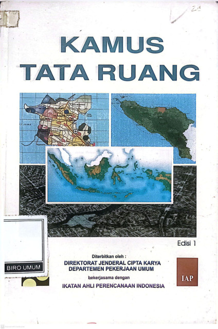 Kamus Tata Ruang - Direktorat Jenderal Cipta Karya Departemen Pekerjaan Umum