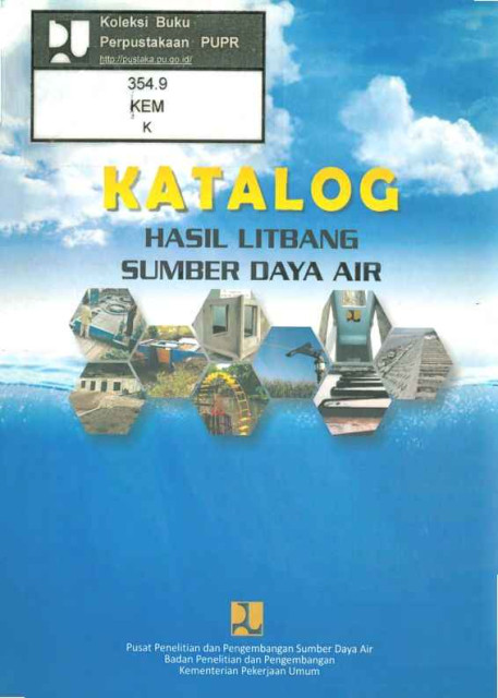 Katalog Hasil Litbang Sumber Daya Air - 