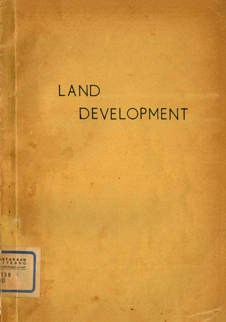 Land Development - Departemen Pekerjaan Umum dan Tenaga Listrik