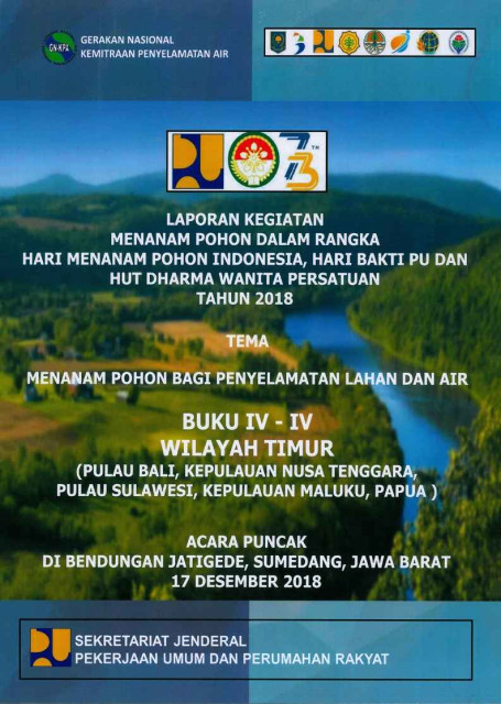 Laporan Kegiatan Menanam Pohon dalam Rangka Hari Menanam Pohon Indonesia, Buku IV-IV Wilayah Timur (Pulau Bali, Kepulauan Nusa Tenggara, Pulau Sulawesi, Kepulauan Maluku, Papua) - Gerakan Nasional Kemitraan Penyelamatan Air