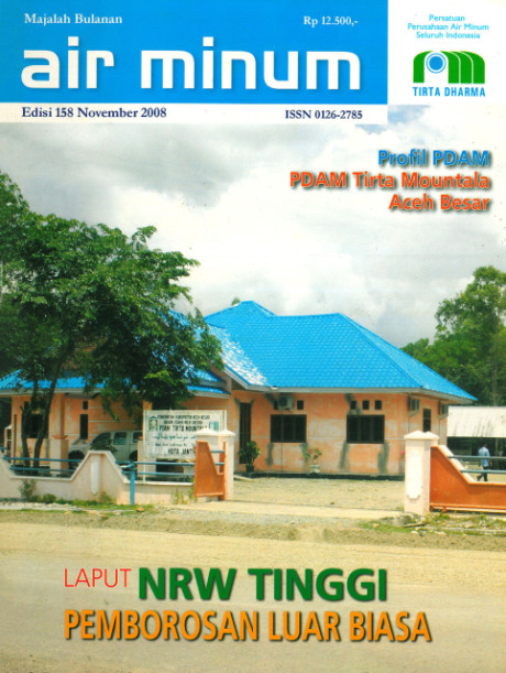 Majalah Air MInum Edisi 158 November 2008 - Persatuan Perusahaan Air Minum Seluruh Indonesia