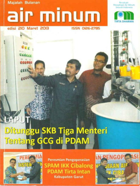 Majalah Bulanan Air Minum : Laput Ditunggu SKB Tiga Menteri Tentang GCG di PDAM - 