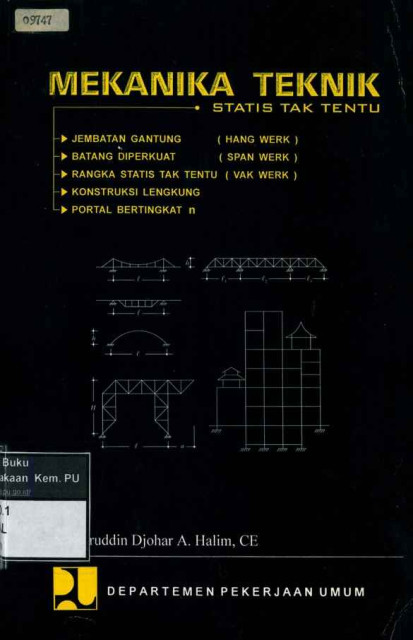 Mekanika Teknik : Statis Tak Tentu - Nassarudin Djohar A. Halim, CE