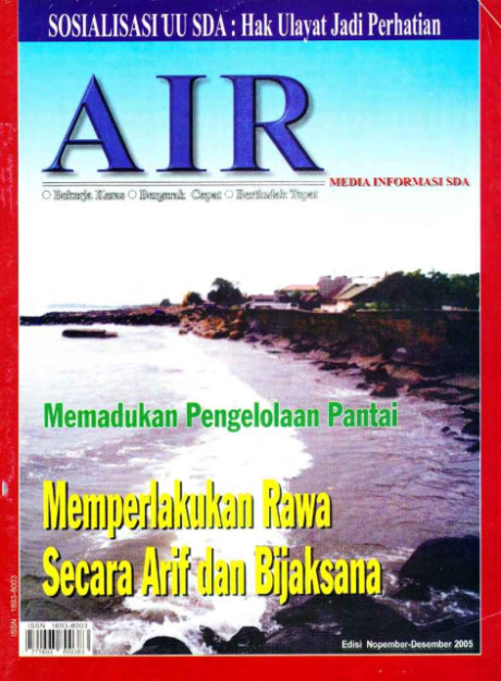 Memadukan Pengelolaan Pantai, Memperlakukan Rawa Secara Arif dan Bijaksana : Majalah Air - 