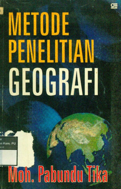 Metode Penelitian Geografi - Moh. Pabundu Tika