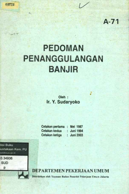 Pedoman Penanggulangan Banjir - 