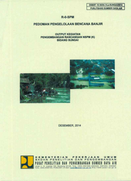 Pedoman Pengelolaan Bencana Banjir - et all, Isnugroho, Sarwono, Hermono Suroto Budinetro