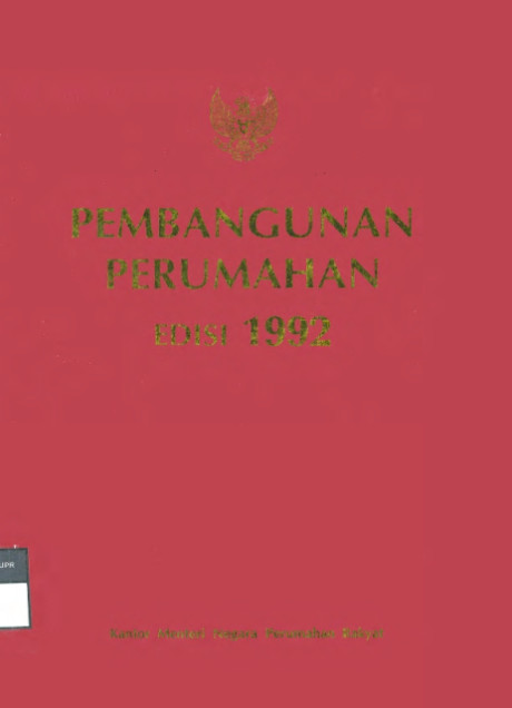 Pembangunan Perumahan Edisi 1992 - Djoekardi, Djuwanda, dkk.