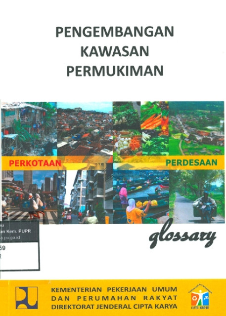 Pengembangan Kawasan Permukiman Perkotaan Perdesaan : Glossary - Direktorat Jenderal Cipta Karya