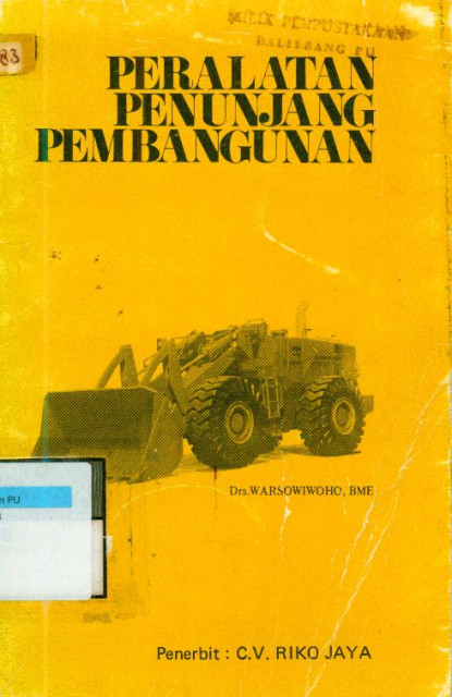 Peralatan Penunjang Pembangunan - Warsowiwoho