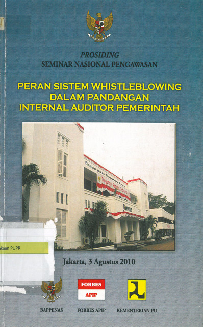 Peran Sistem Whistleblowing dalam Pandangan Internal Auditor Pemerintah - Bappenas