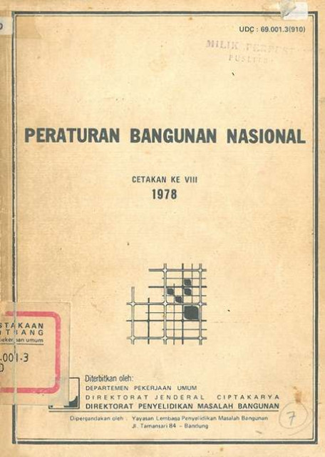 Peraturan Bangunan Nasional - Direktorat Penyelidikan Masalah Bangunan