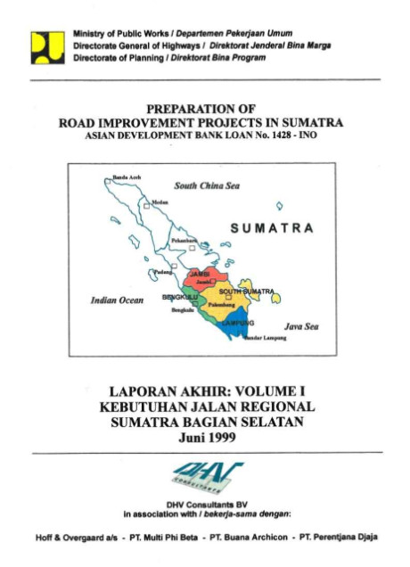 Preparation of Road Improvement Projects in Sumatera - DHV Consultans