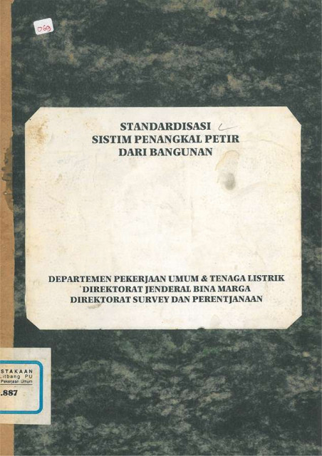 Standarisasi Sistim Penangkal Petir dari Bangunan - Direktorat Jenderal Bina Marga