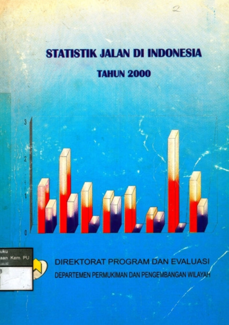 Statistik Jalan di Indonesia tahun 2000 - Direktorat Program dan Evaluasi Departemen Permukiman dan Pengembangan Wilayah