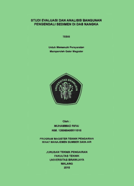Studi Evaluasi dan Analisis Bangunan Pengendali Sedimen di DAS Nangka - Muhammad Rifai