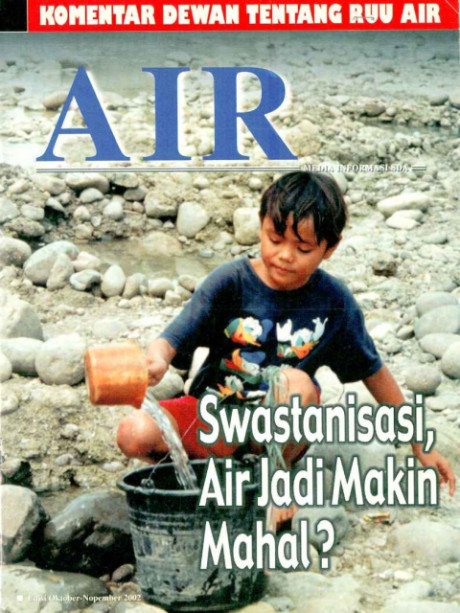 Swastanisasi, Air Jadi Makin Mahal? : Media Informasi Sumber Daya Air - 