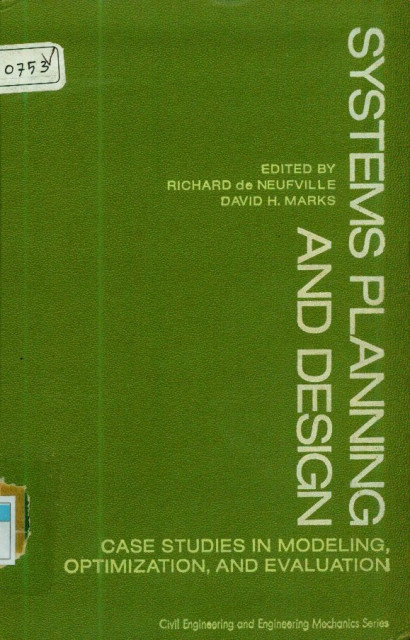System Planing and Design - Richard de Neufville, David H.Marks