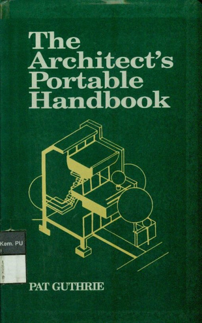 The Architect's Portable Handbook - Pat Guthrie