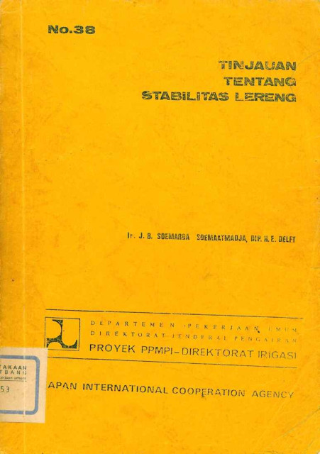 Tinjauan Tentang Stabilitas Lereng - J. B. Soemarga Soemaatmadja