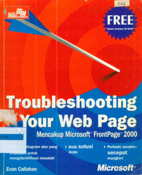 Troubleshooting Your Web Page Mencakup Microsoft FrontPage 2000 - Evan Callahan