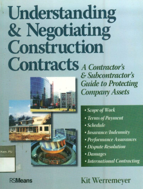 Understanding & Negotiating Construction Contracts - Kit Werremeyer