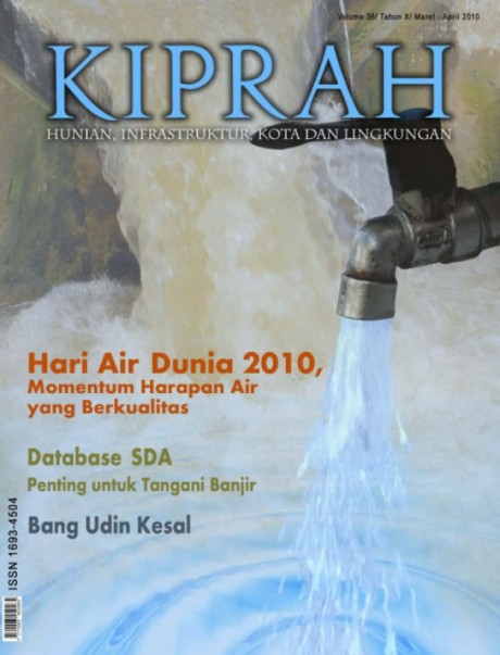 Hari Air Dunia 2010, Momentum Harapan Air Yang Berkualitas - Volume 36/Tahun X/Edisi Maret - April 2010