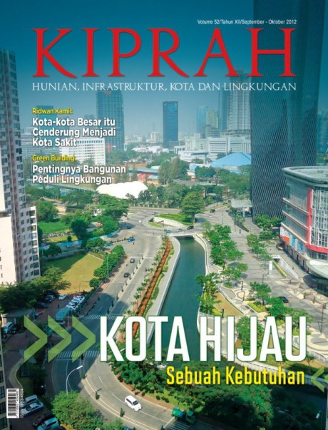 Kota Hijau, Sebuah Kebutuhan - Volume 52/Tahun XII/Edisi September - Oktober 2012