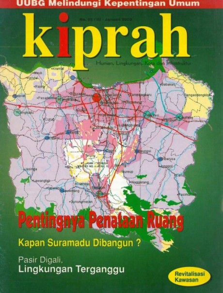 Pentingnya Penataan Ruang - No 05 Th III Edisi Januari 2003