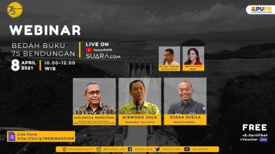 Webinar Bedah Buku 75 Bendungan